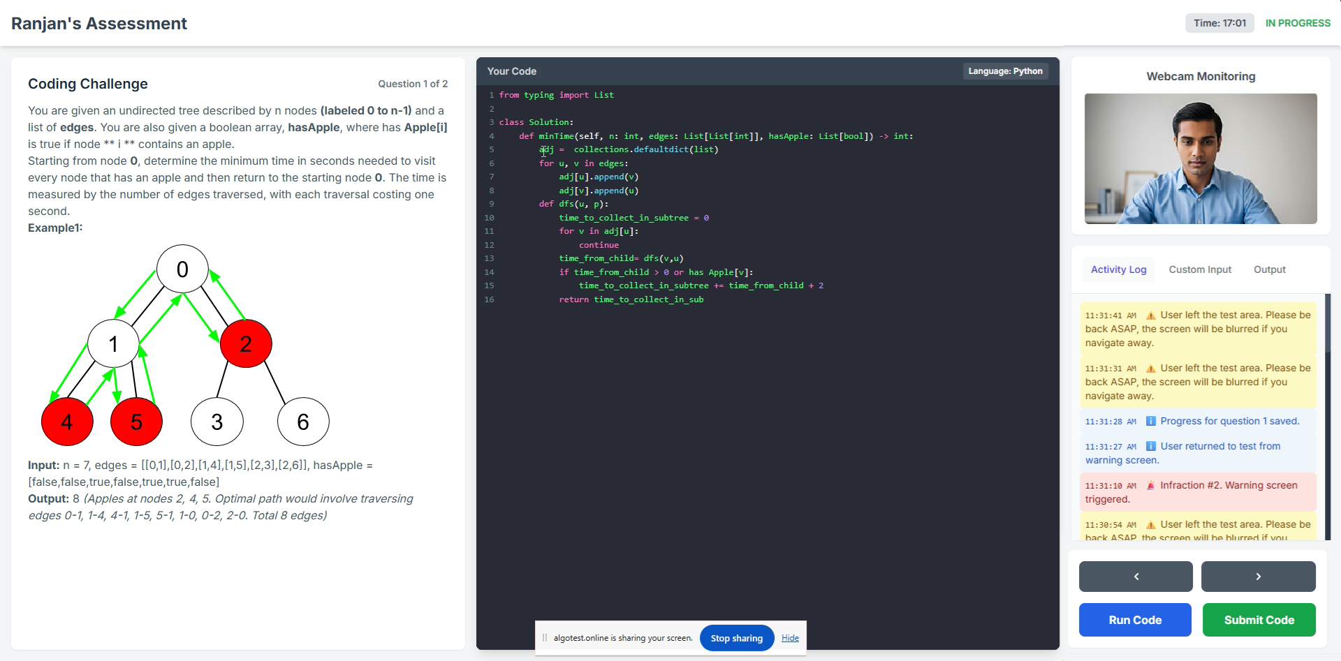 Assessment Builder UI